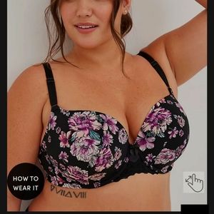 NWT Torrid t-shirt push-up bra size 38C